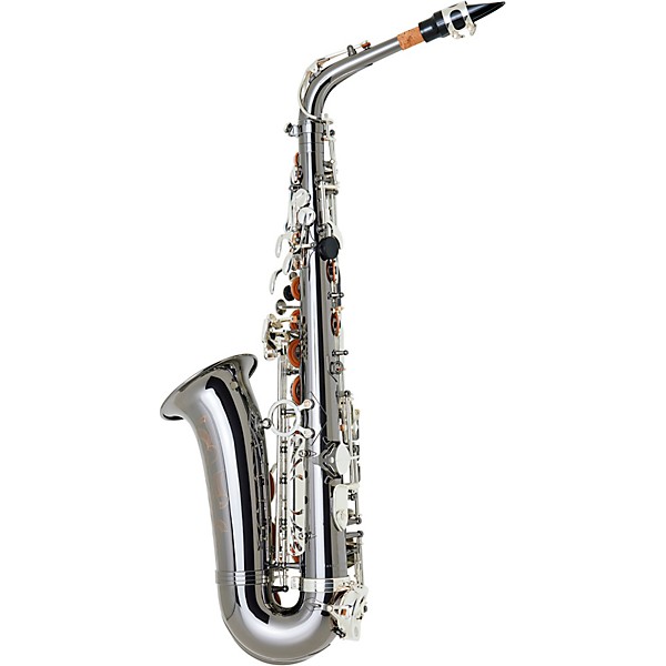 Allora AAS-450 Vienna Series Alto Saxophone Black Nickel Body Silver Keys