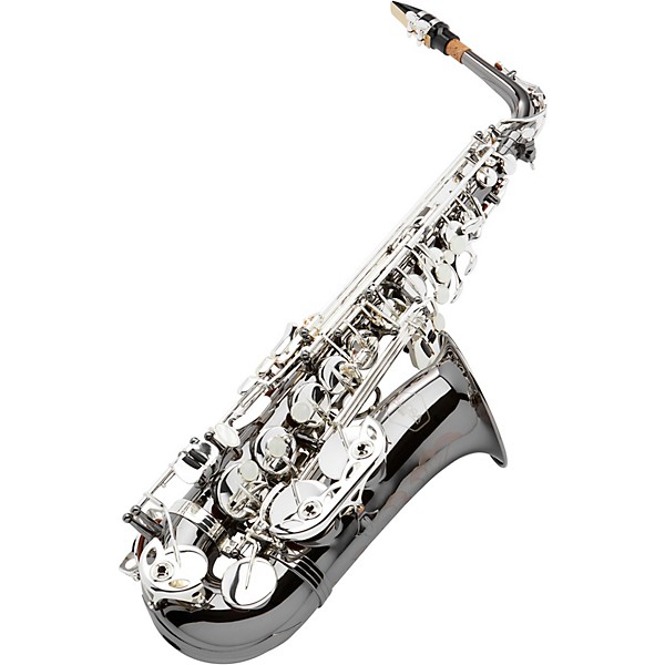 Allora AAS-450 Vienna Series Alto Saxophone Black Nickel Body Silver Keys