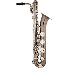 Allora ABS-550 Paris Series Baritone Saxophone Black Nickel Body Silver Keys