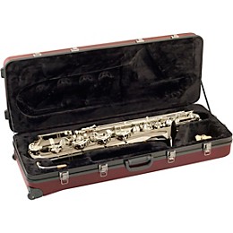 Allora ABS-550 Paris Series Baritone Saxophone Black Nickel Body Silver Keys