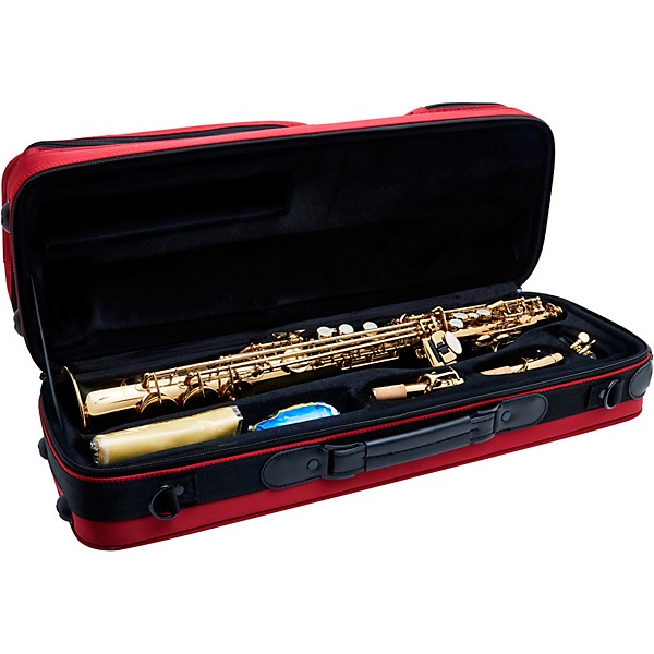 Allora ASPS-550 Paris Series Straight Soprano Sax Lacquer Lacquer Keys