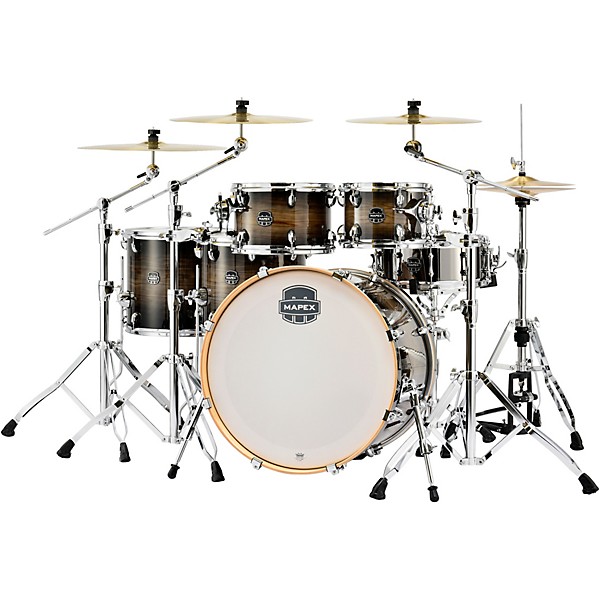 Mapex Armory Series Exotic Studioease Fast Shell Pack With 22" Bass Drum Black Dawn