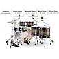 Mapex Armory Series Exotic Studioease 6-Piece Shell Pack With Deep Toms and 22" Bass Drum Black Dawn