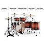 Mapex Armory Series Exotic Studioease 6-Piece Shell Pack With Deep Toms and 22" Bass Drum Redwood Burst
