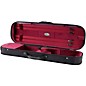 J. Winter Violin Oblong Case Greenline 4/4 Size Black Exterior, Red Interior