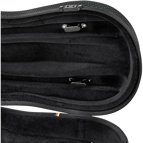 J. Winter Violin Shaped Case Greenline 4/4 Size Carbon Green Exterior, Black Interior