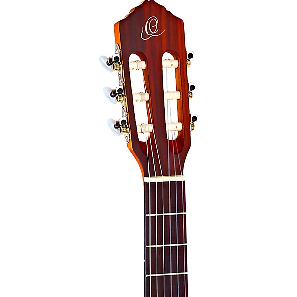 Ortega Family Series Pro RCE131 Acoustic-Electric Slim Neck Nylon String Guitar Satin Natural
