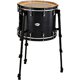 Black Swamp Percussion Multi Bass Drum in Satin Concert Black Stain 18 in.