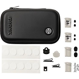 Shure TwinPlex TL47 Subminiature Lavalier Microphone (Accessories Included) No Connector Black