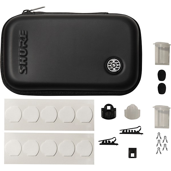 Shure TwinPlex TL48 Subminiature Lavalier Microphone (Accessories Included) MTQG Black