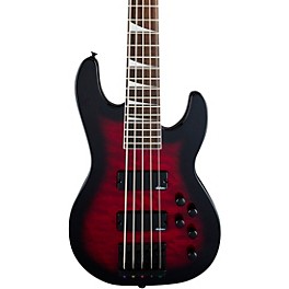 Jackson JS Series Concert Bass JS3VQ 5-String Transpar... Jackson JS Series Concert Bass JS3VQ 5-String Transparent Red Burst