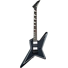 Jackson JS Series Signature Gus G. Star JS32 Electric Guitar Satin Black with White Pinstripes