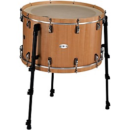 Black Swamp Percussion Multi-Bass Drum in Figured A... Black Swamp Percussion Multi-Bass Drum in Figured Anigre Veneer 24 in.