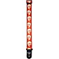 D'Addario Alchemy Polyester Straps Red and White Skulls 2 in.