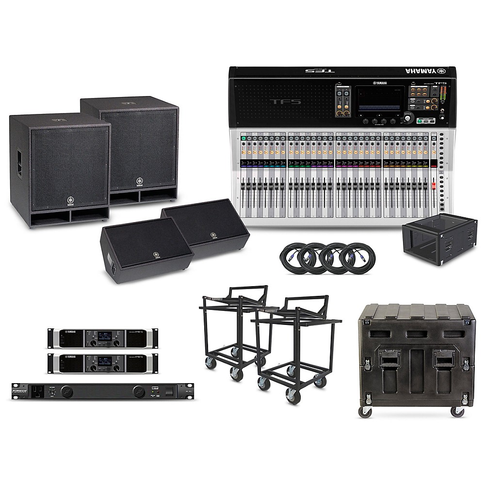 Yamaha The Primary Package - Field PA System with Digital Mixer with 32-channel mixer