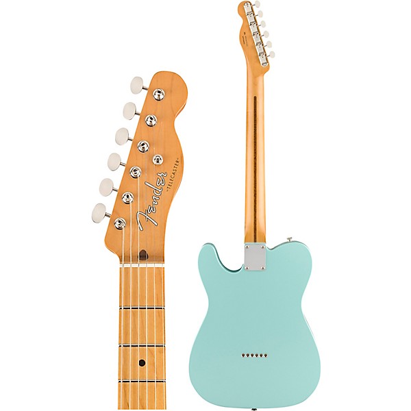 Open Box Fender Vintera '50s Telecaster Modified Maple Fingerboard Electric Guitar Level 2 Daphne Blue 194744698262