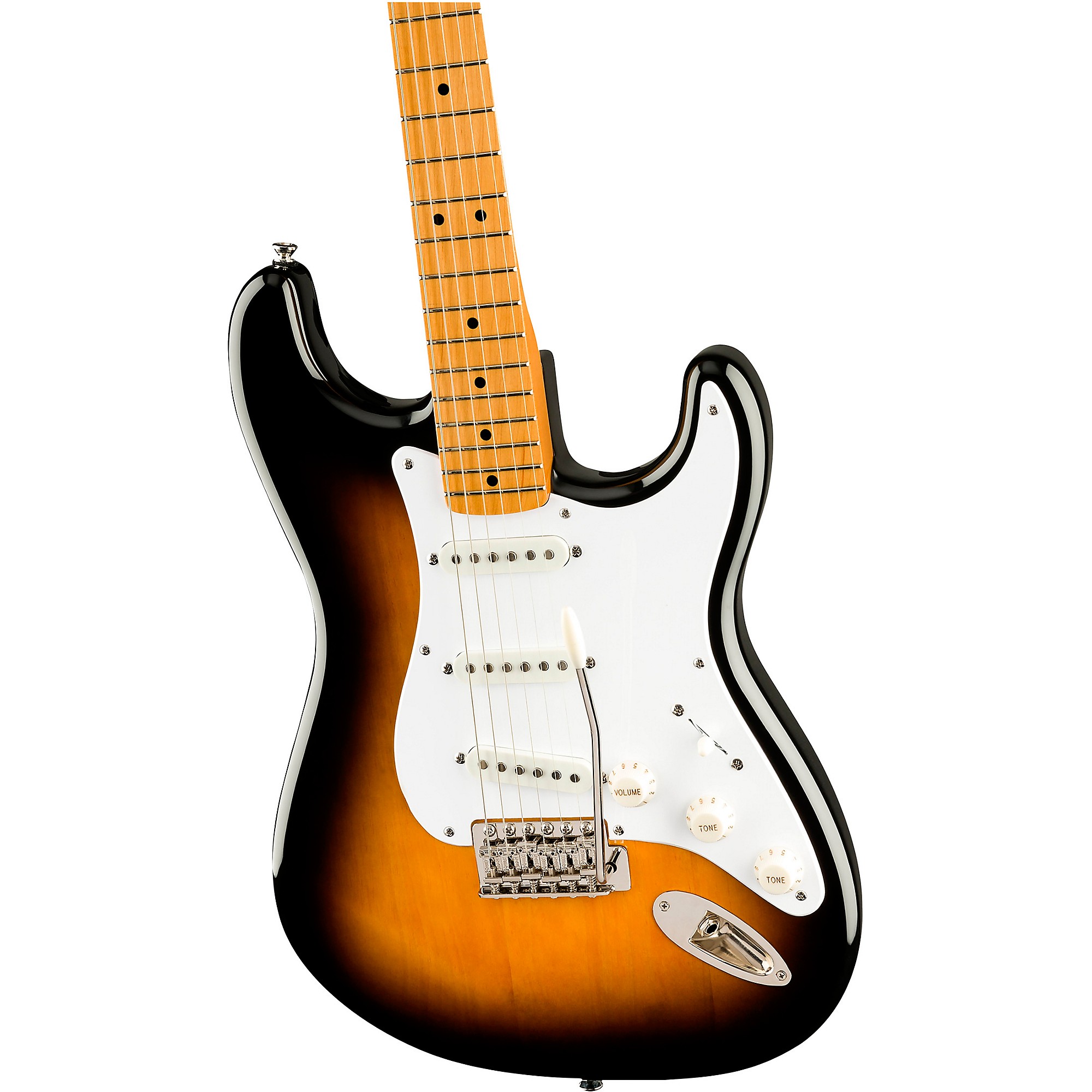 Fender SQ Guitare Electrique – Classic Vibe '50s Stratocaster® Maple  Fingerboard Blanc Blond