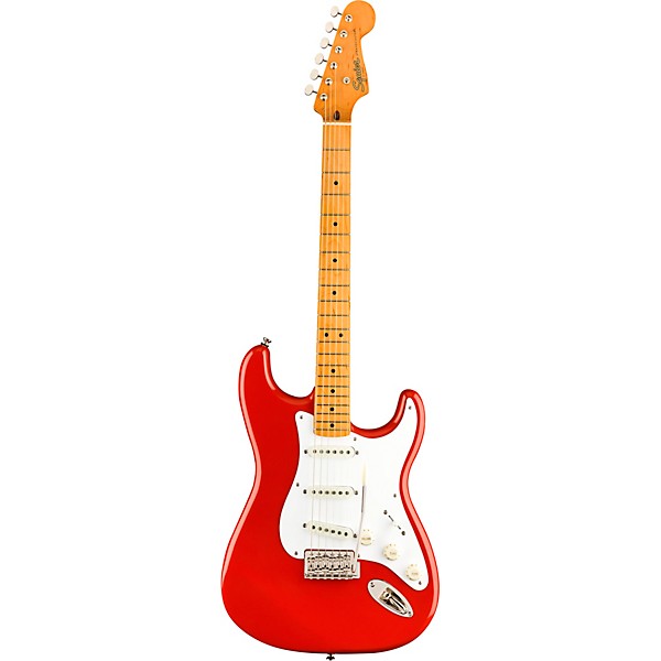 Squier Classic Vibe '50s Stratocaster Maple Fingerboard Electric Guitar Fiesta Red