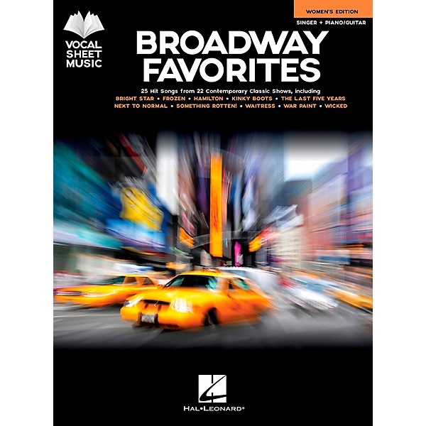 Hal Leonard Broadway Favorites - Women's Edition (Vocal Sheet Music) Singer + Piano/Guitar Songbook