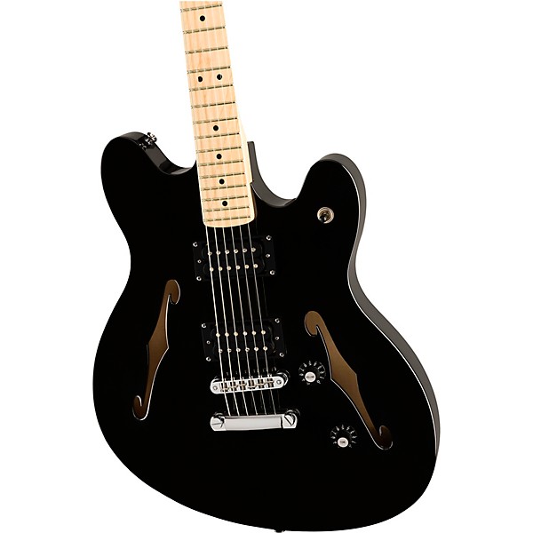 Squier Affinity Series Starcaster Maple Fingerboard Electric Guitar Black