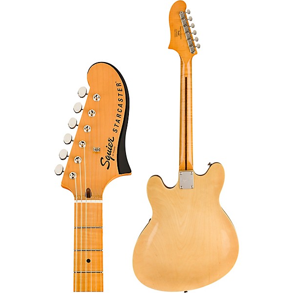 Squier Classic Vibe Starcaster Maple Fingerboard Electric Guitar Natural