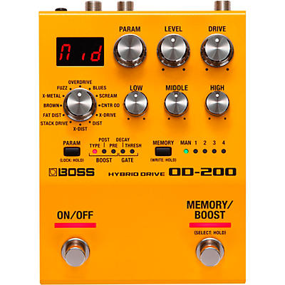 Boss Od-200 Hybrid Drive Effects Pedal for sale