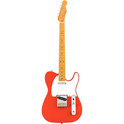 Fender Vintera '50S Telecaster Electric Guitar Fiesta Red for sale