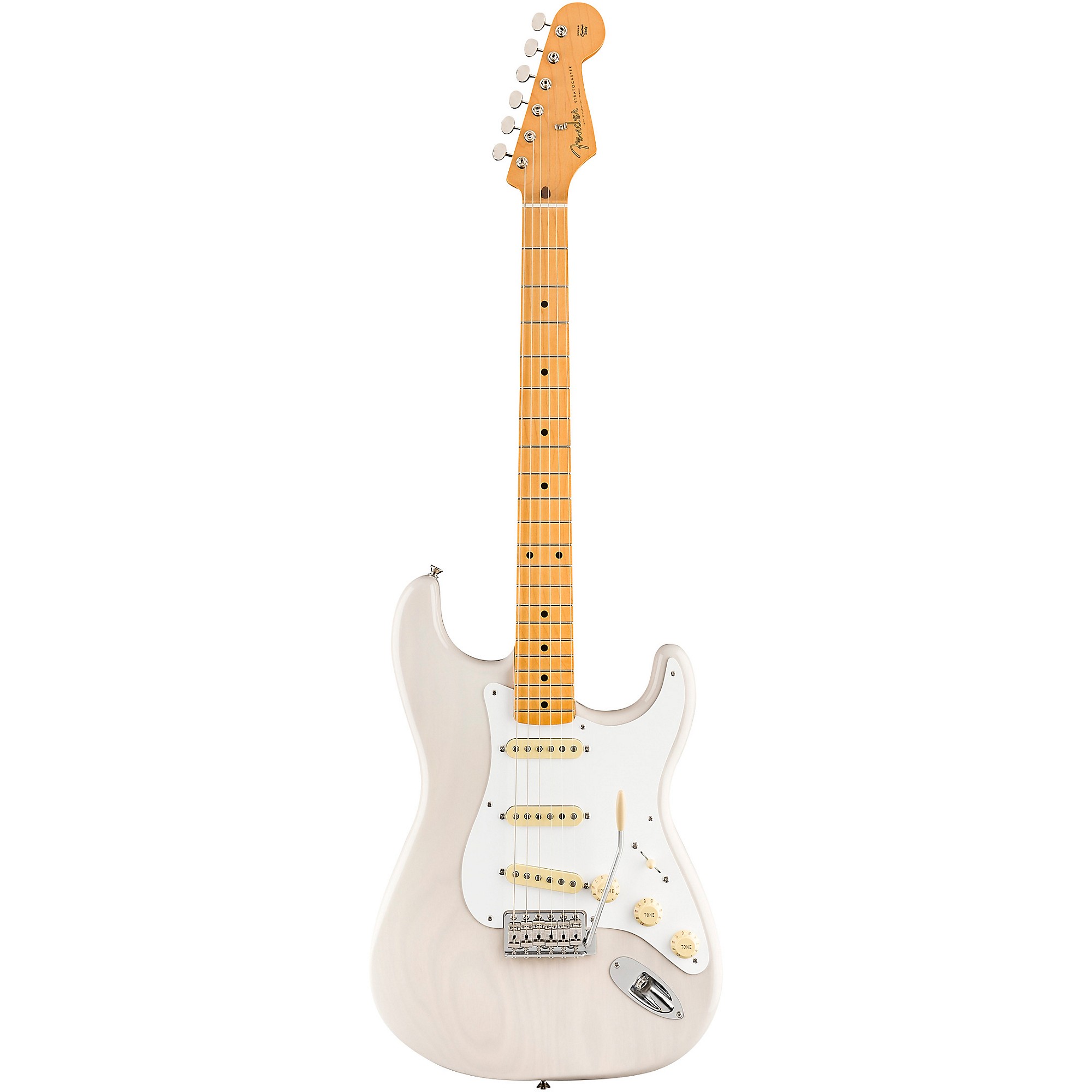 ギター Fender Mexico vintera50s Stratocaster Fender Vintera '50s Stratocaster Electric Guitar White Blonde