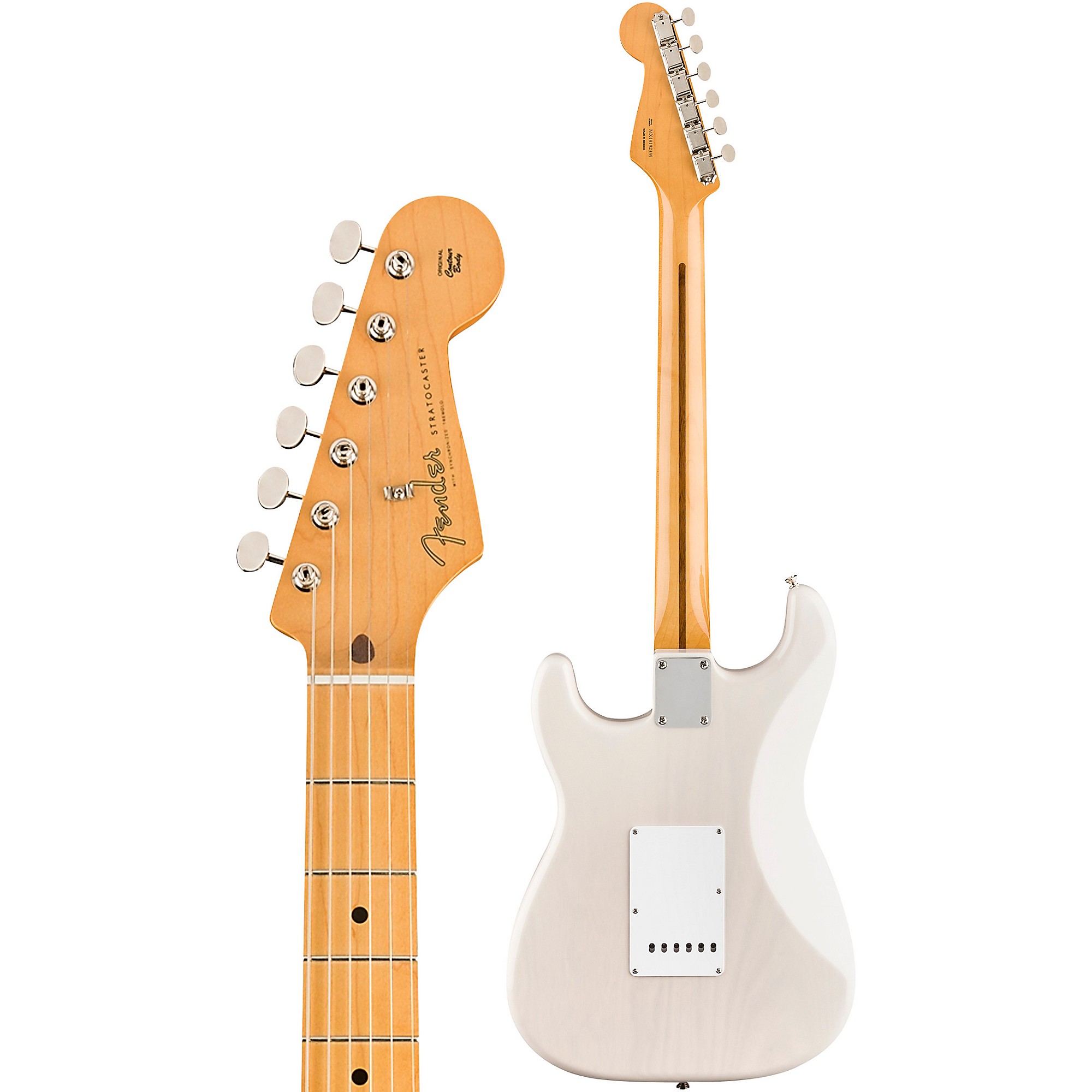 (美品) Fender Stratocaster vintera 50s Fender Vintera '50s Stratocaster Electric Guitar White Blonde