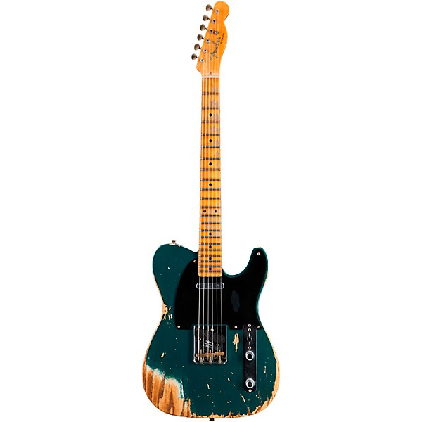 Fender Custom Shop 1952 Telecaster Heavy Relic Electric Guitar Sherwood Green Metallic