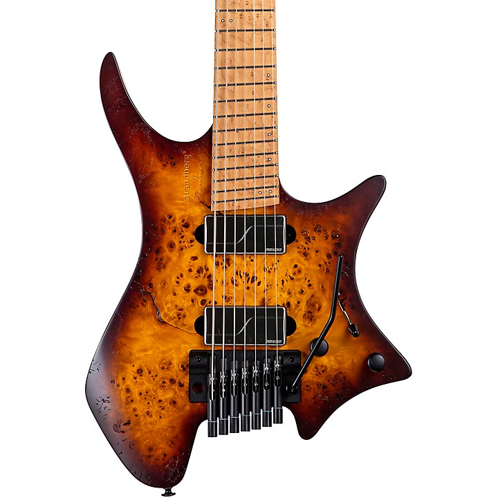 ギター Strandberg J7 Standard Poplar Burl Top Boden J7 Standard Poplar Burl 