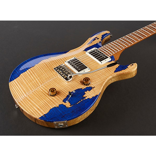 PRS Private Stock Custom 24 with Spalted Maple Top, Black Limba Back, Roasted Curly Maple Neck and Fretboard Electric Guit...