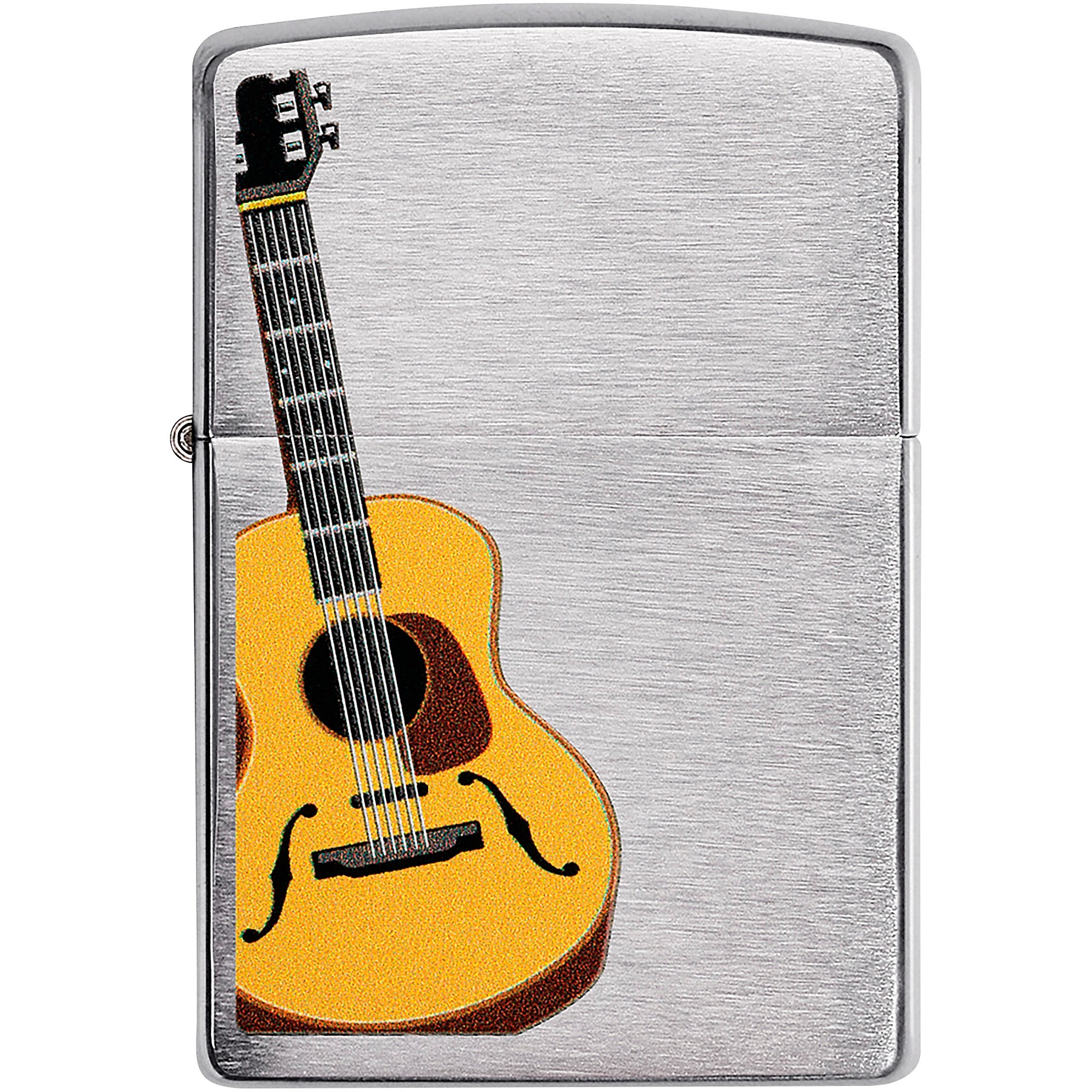 Zippo Acoustic Guitar Lighter - Brushed Chrome | Guitar Center