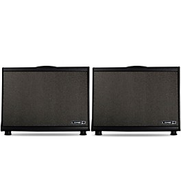 Line 6 Powercab 112 250W 1x12 FRFR Powered Speaker Cab Bundle Black and Silver