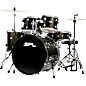 Open Box Sound Percussion Labs UNITY II 5-Piece Complete Drum Set with Hardware, Cymbals and Throne Level 1 Black Onyx Gli...