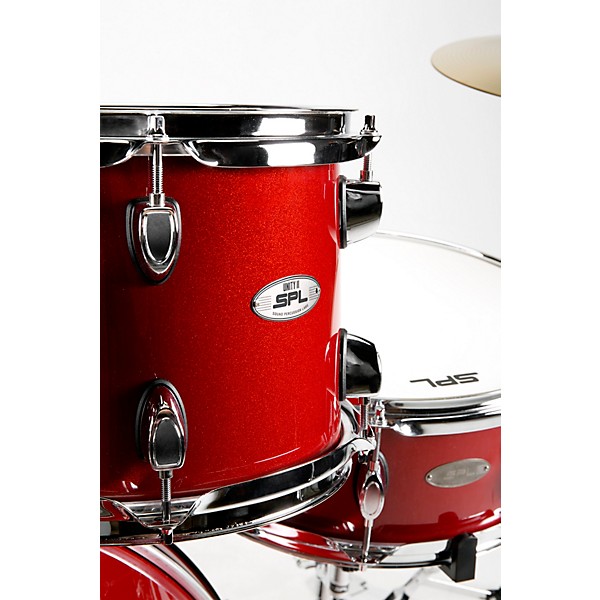 Open Box Sound Percussion Labs UNITY II 5-Piece Complete Drum Set with Hardware, Cymbals and Throne Level 1 Desert Red Spe...