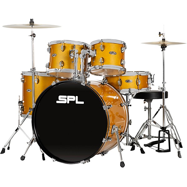 Open Box Sound Percussion Labs UNITY II 5-Piece Complete Drum Set with Hardware, Cymbals and Throne Level 1 Gold Medal Spe...