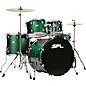 Sound Percussion Labs Unity II 5-Piece Complete Drum Set With Hardware, Cymbals and Throne Pine Green Glitter thumbnail