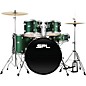 Open Box Sound Percussion Labs UNITY II 5-Piece Complete Drum Set with Hardware, Cymbals and Throne Level 1 Pine Green Gli...