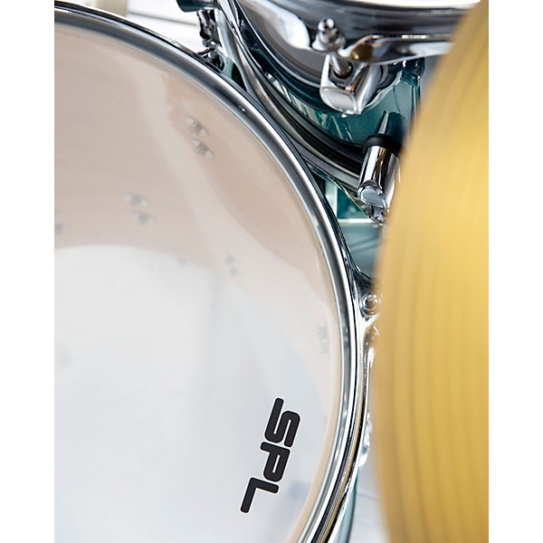 Open Box Sound Percussion Labs UNITY II 5-Piece Complete Drum Set with Hardware, Cymbals and Throne Level 1 Pine Green Gli...