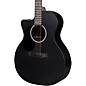 Martin X Series Style Special GPC Black HPL Left-Handed Acoustic-Electric Guitar Black thumbnail