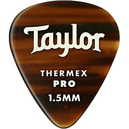 Taylor Premium 351 Thermex Pro Picks Tortoise Shell 6-Pack 1.5 mm 6 Pack