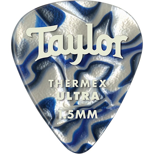 Taylor Premium 351 Thermex Ultra Picks Blue Swirl 6-Pack 1.5 mm 6 Pack