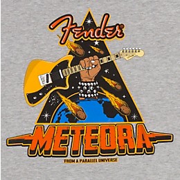 Fender Meteora Raglan T-Shirt Medium Black/Gray