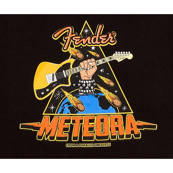 Fender Meteora T-Shirt Large Black