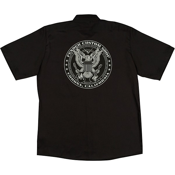 Fender Custom Shop Eagle Workshirt Large Black