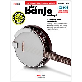 Proline Play Banjo Today! Beginner's Pack Book/Online Audio & Video