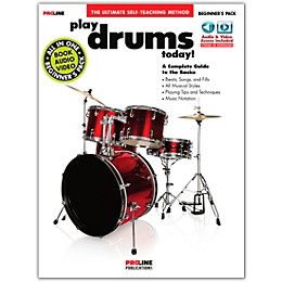 Proline Play Drums Today! Beginner's Pack Book/Online Audio & Video