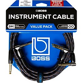 BOSS Instrument/Patch Cable Bundle