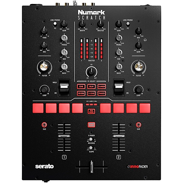 Numark Scratch 2-Channel DJ Mixer for Serato DJ Pro